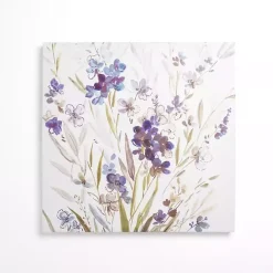 New Kirklands Home Blue Wildflowers II Canvas Art Print