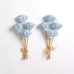Sale Kirklands Home Wooden Floral Stems, Set of 2 Blue