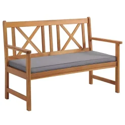 Clearance Kirklands Home Blue X-Back Acacia Wood 2-pc. Outdoor Living Set