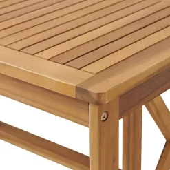 Clearance Kirklands Home Blue X-Back Acacia Wood 2-pc. Outdoor Living Set