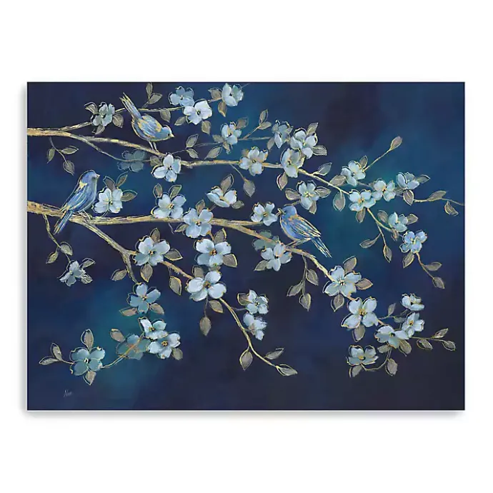 New Kirklands Home Bluebird Conference Giclee Canvas Print, 40x30 in.