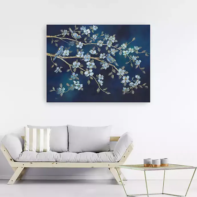 New Kirklands Home Bluebird Conference Giclee Canvas Print, 40x30 in.