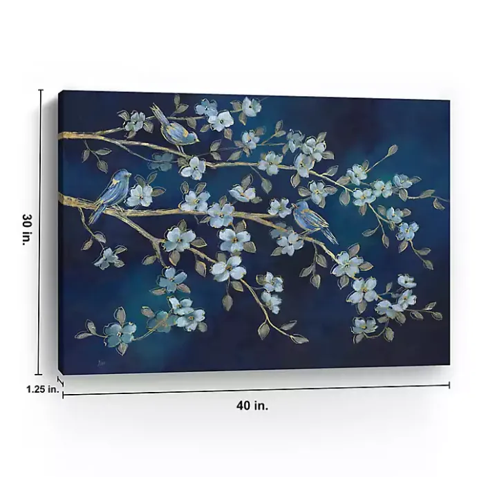 New Kirklands Home Bluebird Conference Giclee Canvas Print, 40x30 in.