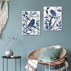 Sale Kirklands Home Bluebird Silhouette Canvas Art Prints, Set of 2