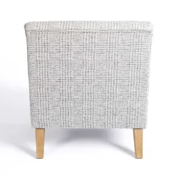 Discount Kirklands Home Blue-Grey Houndstooth 2-pc. Chair and Ottoman Set