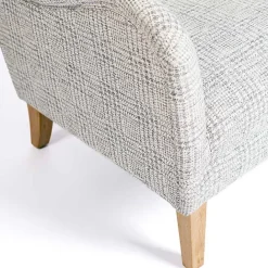 Discount Kirklands Home Blue-Grey Houndstooth 2-pc. Chair and Ottoman Set