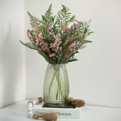 Hot Kirklands Home Blush Berry and Leaf Stems, Set of 6