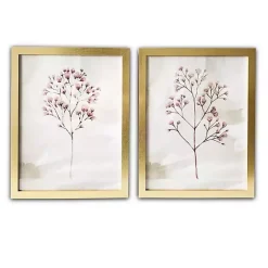 Clearance Kirklands Home Blush Branches Framed Art Prints, Set of 2