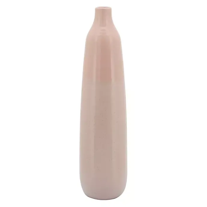 Hot Kirklands Home Blush Ceramic Bottleneck Floor Vase Pink