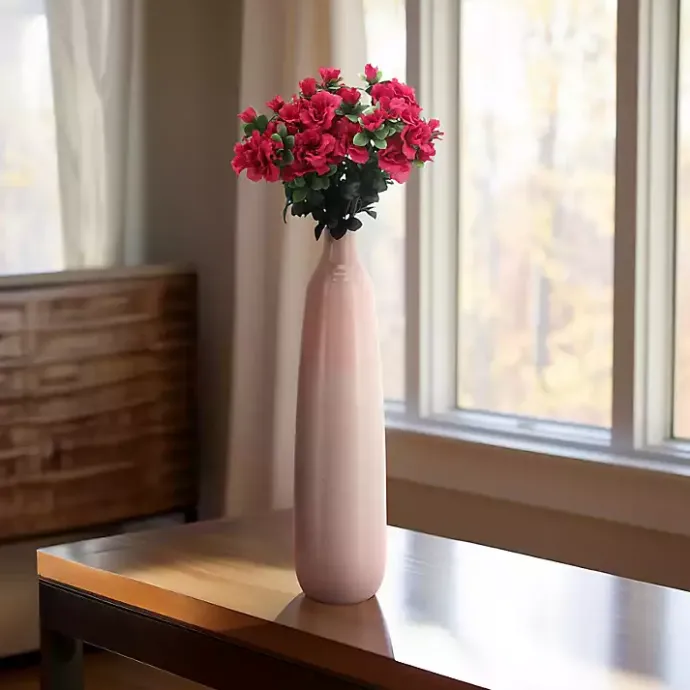 Hot Kirklands Home Blush Ceramic Bottleneck Floor Vase Pink