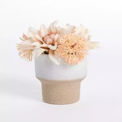 Online Kirklands Home Blush Dahlia Arrangement in Two-Toned Pot
