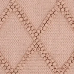 New Kirklands Home Blush Diamond Lattice Throw Pillow Pink
