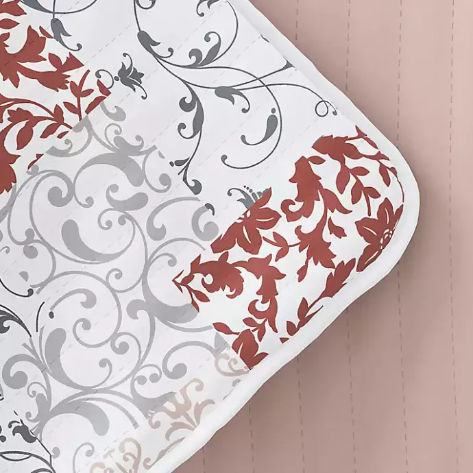 Best Kirklands Home Blush Patchwork Reversible 3-pc. Queen Quilt Set