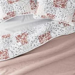 Discount Kirklands Home Blush Patchwork Reversible 3-pc. King Quilt Set