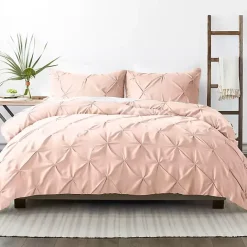 Outlet Kirklands Home Blush Pinched 2-pc. Twin Duvet Cover Set Pink