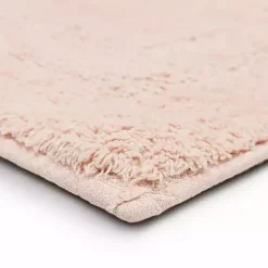 Best Kirklands Home Blush Reversible Cotton Bath Mat, 34 in. Pink