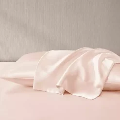 Best Kirklands Home Blush Satin Standard 2-pc. Pillow Case Set Pink