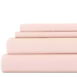Outlet Kirklands Home Blush Ultra Soft 4-pc. Full Sheet Set Pink