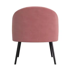 New Kirklands Home Blush Velvet Modern Accent Chair Pink
