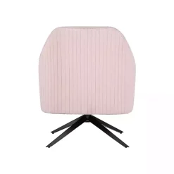 Clearance Kirklands Home Blush Velvet Swivel Accent Chair Pink