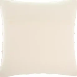 Discount Kirklands Home Blush Woven Knotted Stripes Throw Pillow Pink