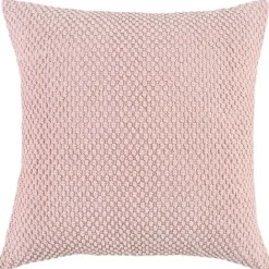 Kirklands Home Blush Woven Nubby Pillow Pink