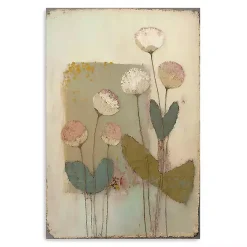 Kirklands Home Blushcup Floral Encaustic Canvas Art Print Multi
