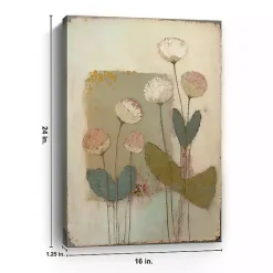 Kirklands Home Blushcup Floral Encaustic Canvas Art Print Multi