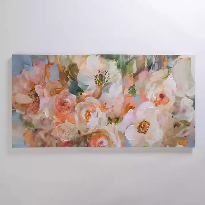 Outlet Kirklands Home Blushing Blossoms Canvas Art Print Pink