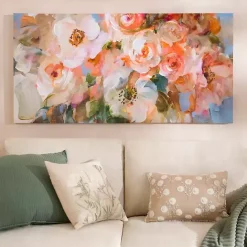 Outlet Kirklands Home Blushing Blossoms Canvas Art Print Pink