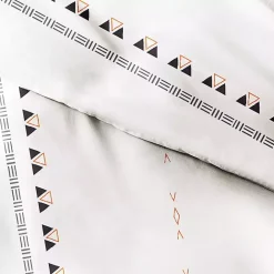 Clearance Kirklands Home Bohemian Stripe 3-pc. King Duvet Cover Set White