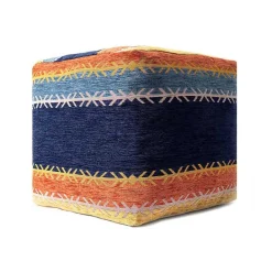Clearance Kirklands Home Boho Turkish Stripe Ultra-Soft Pouf