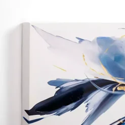 Outlet Kirklands Home Bold Blues Abstract Canvas Art Print