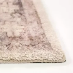 Kirklands Home Bone Rosette Area Rug, 5x7