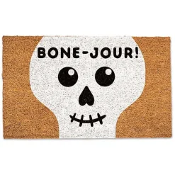 New Kirklands Home Bone-Jour Skelly Halloween Doormat