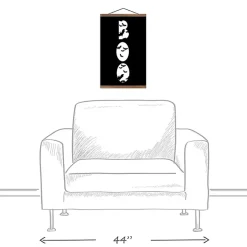 Kirklands Home Boo Bats Hanging Halloween Wall Art