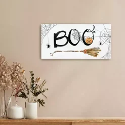 Hot Kirklands Home Boo Broomstick Canvas Art Print