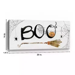 Hot Kirklands Home Boo Broomstick Canvas Art Print