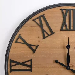 Discount Kirklands Home Boone Wood Plank Wall Clock