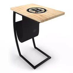 Hot Kirklands Home Boston Bruins Wood C-Table Tan