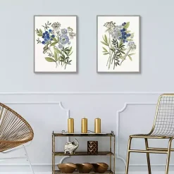Sale Kirklands Home Botana 2-pc. Framed Canvas Art Print Set White