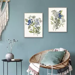 Sale Kirklands Home Botana 2-pc. Framed Canvas Art Print Set White