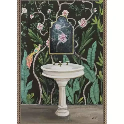 Clearance Kirklands Home Botanical Bath I Canvas Art Print
