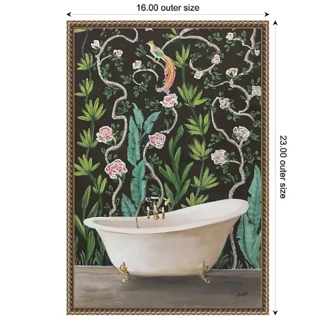 Online Kirklands Home Botanical Bath II Canvas Art Print