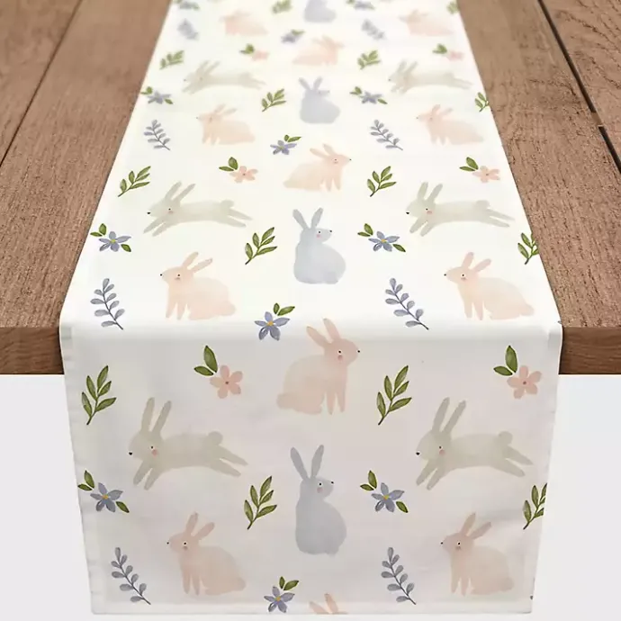Best Kirklands Home Botanical Bunny Table Runner, 72 in.