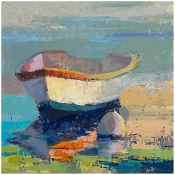 Online Kirklands Home Bottle Green Boat Wrapped Canvas Art Print Multi