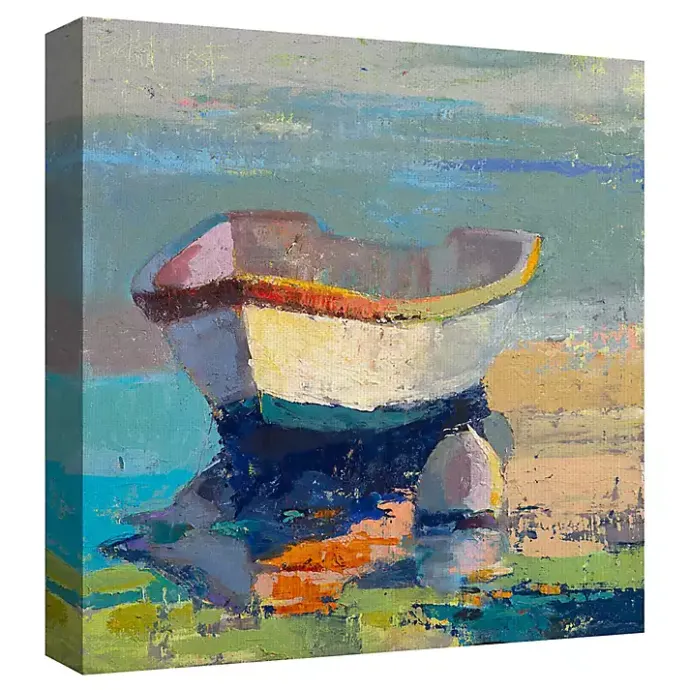 Online Kirklands Home Bottle Green Boat Wrapped Canvas Art Print Multi