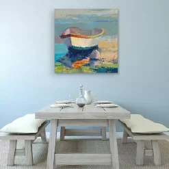 Online Kirklands Home Bottle Green Boat Wrapped Canvas Art Print Multi