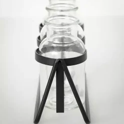 Clearance Kirklands Home Bottle Vase Trio on Metal Stand