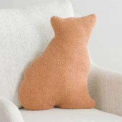 Best Kirklands Home Boucle Leopard Shaped Accent Pillow Brown